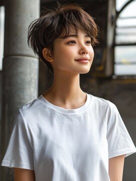 アルトリスト(Altruist Aging×HAIR&SPA) ☆イメチェンピンクベージュアンブレラカラー前髪クールショート