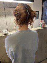 リンダテーラ(Linda tela)&nbsp;【札幌白石】へアセット/お団子ツイン/おだんごツイン