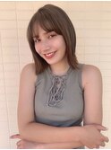 ミルクブラウン/ダークパープル/ナチュラルショート/夏/上尾