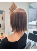 切りっぱなしボブ