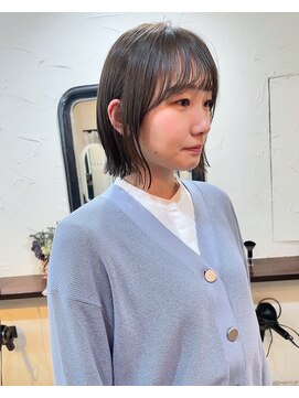 エトネ ヘアーサロン 仙台駅前(eTONe hair salon) ［ eTONe ］顎下1センチ bob × Olive beige