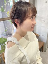 トマト(TOMTO)&nbsp;【HOSSY】アッシュベージュ_丸みショート☆大人ショート