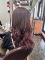 ラリュエル 江曽島店(La Ruelle.)&nbsp;ピンクのグラデーションカラーなら坂本まで♪【髪質改善】