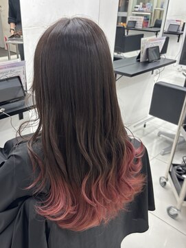 アライブ ハラジュク(ALIVE harajuku) 【ALIVE 夕貴】ピンクグラデーションカラー