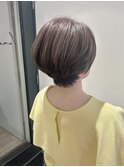 【白髪ぼかし】王道ベージュ×コンパクトショート