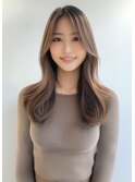 【ロングヘア　韓国ヘア　前髪なし　#28】#渋谷駅#韓国#髪質改善