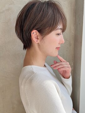 アフロート ルヴア(AFLOAT RUVUA) みね.爽やかで可愛いマッシュショート♪30代40代小顔新宿面長