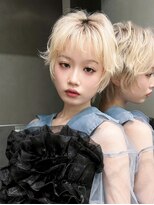 アルバム 渋谷パルコ(ALBUM) ブロンドウェーブショート_F0886