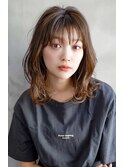 【GEEKS渋谷】ナチュラルブラウン/秋カラー/伸ばしかけロング/艶