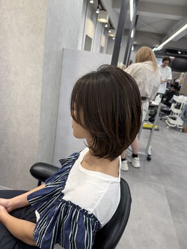 ヘアサロン ドットプラス 町田店(dot. plus) くびれヘア/アプリコットオレンジ/ハイライトカラー/町田