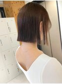 【46.切りっぱなし×ボブ】髪質改善・酸性ストレート・学割も◎
