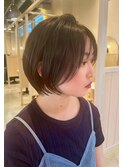 10代20代  レディースショート　ボブレイヤー　チョコブラウン