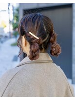 ヘアアレンジメント ボガスティーズ 溝の口店(Hair arrangement Vogusty's)&nbsp;ツインお団子