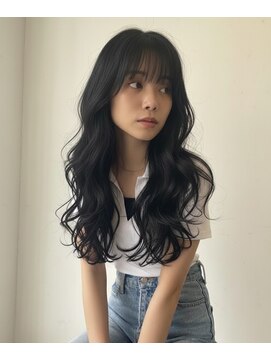 ヘアサロンM 新宿 韓国風/黒髪レイヤー/髪質改善