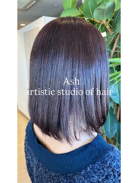 アッシュ アーティスティック スタジオ オブ ヘア(Ash artistic studio of hair) まろやかブラウン！