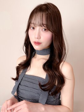 レア 表参道(L'ea) ・黒髪クラゲヘアーオリーブグレー小顔ココアベージュ