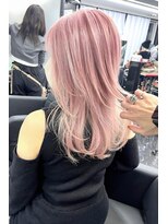 ランズ(LANDS) ペールピンクカラー【韓国ヘア 大阪 梅田】