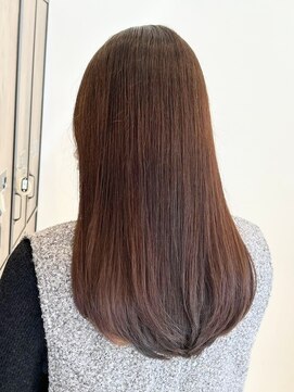 アトリエコア(Atelier Coa) 太白区ブリーチなしダブルカラー顔周りレイヤーカット髪質改善