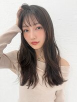 カナン 銀座(CANAAN)&nbsp;暗髪　ロング　レイヤーヘア