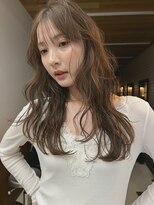 ブリンク(blink)&nbsp;ラフパーマくすみベージュケアカラートリートメントレイヤー