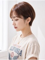 ウィールール 札幌店(WE RULE)&nbsp;透明感カラーレイヤーショートボブ小顔外ハネスタイル