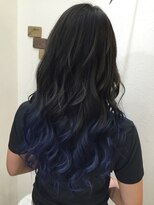 ネクスト 池袋(NEXT) 【ブルーグラデ】原色グラデーションヘア☆