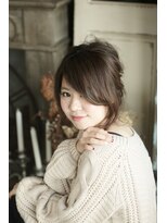 アジュール ヘアデザイン(Aｊu r hair design)&nbsp;【セミロング】ラフアレンジスタイル