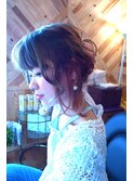 #belle chambre#バレッタのアレンジ★