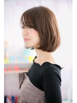 ミック ヘアアンドビューティー 大山店(miq  Hair&Beauty)&nbsp;斜めバング♪目力UP！ラブボブa