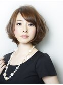 加藤貴大30代40代人気大人ふんわりフェミニンひし形ボブ