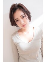 ヘアープレイスクリアライン 栄町店(hair place CLEAR LINE) 大人かわいい／30代／40代／ショートレイヤーボブ／艶カラー