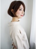 【FRAME  なんば】まとまり、扱いやすさの王道ショートボブ
