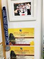 ワイズヘアーサカモト(Y’s hair sakamoto) 2012年OMC理美容アジア大会3位の時の写真と賞状