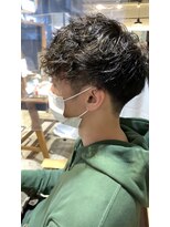 ネオリーブルノン 日吉(Neolive Runon)&nbsp;王道前下がりマッシュ ツイストスパイラル メンズマッシュ