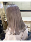 髪質改善/グレージュカラー/シルキーベージュ/マッシュパーマ