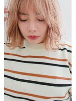 アパート(APART)&nbsp;ミルクティーブラウン　シフォンボブ　イルミナ