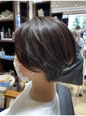ハンサムショート×ボリュームダウンパーマ☆