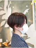 ツーブロックショートボブ