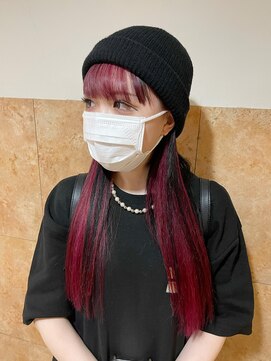 ルフレ 新宿本店1st(Reflet) プルエクステダイヤモンド９０本　#新宿