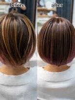 ビート(Beat)&nbsp;ダメージ毛に艶と相性抜群”メテオカラー”×酸性ストレート