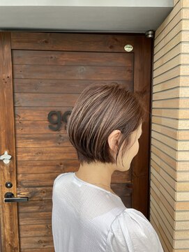 ゴエン(goen hair lounge) ハイライトグラデーションボブ