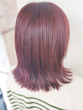 オートゥール(hair room Auteur) 20代30代大人可愛い髪質改善カラーピンクアッシュ外ハネミディ