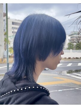 シャル 辻堂(shalu) ネイビーブルー（ブリーチ必須）