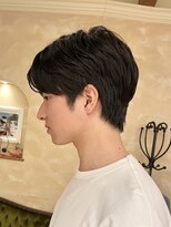 ビュートリアム265(BEAUTRIUM 265) ニュアンスパーマ 黒髪マッシュ 韓国マッシュ 韓国ヘア ツーブロ