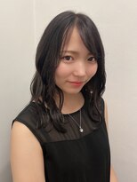 ロンド シャルム 吉祥寺(Lond charme) 黒髪 顔周りレイヤー 韓国ヘア 艶髪