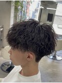 熊本メンズパーマ MEN'S HAIR ツイストスパイラル マッシュ