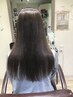 カット+艶カラー+ファイバープレックストリートメント　￥11320→￥11880