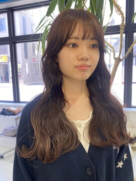 プランタン フォー ヘアー(printemps FOR HAIR) __顔まわりカット__結んでも可愛い顔まわりカット