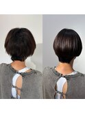 襟足サッパリ☆マニッシュボブ