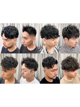 トレンドを取り入れ、再現性の高いON/OFF決まる2WAY STYLEを叶える！特にメンズパーマが人気◎